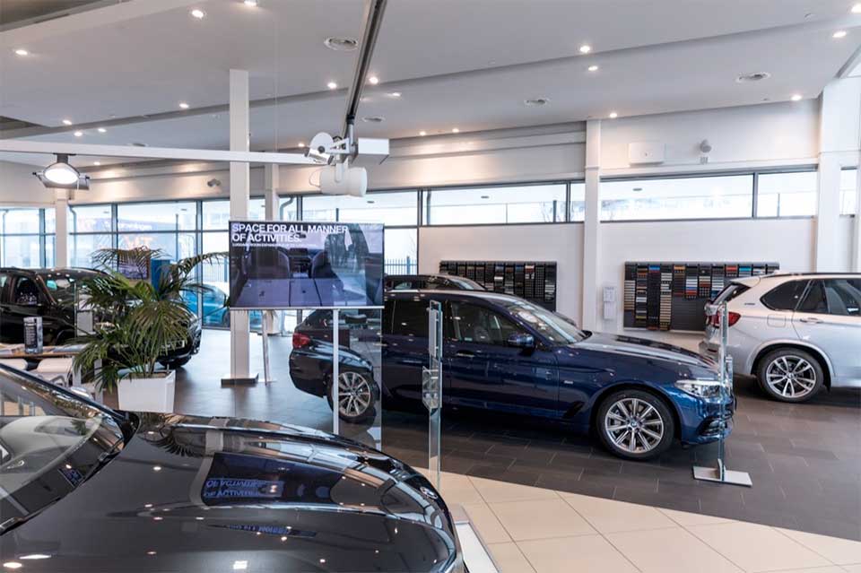 Professional Music Systems for Car Showrooms